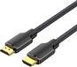 Adatkábel Vention Cotton Braided 4K HDMI Male to Male Cable 3M Black - Datový kabel