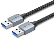 Vention Cotton Braided USB 3.0 A Male to A Male Cable 0.5M Gray Aluminum Alloy Type - Data Cable