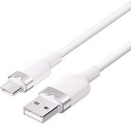 Vention USB 2.0 A Male to C Male 3A Cable 1M White Aluminum Alloy Type - Datový kabel