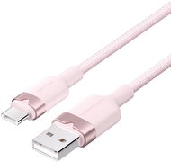 Vention USB 2.0 A Male to C Male 3A Cable 2M Pink Aluminum Alloy Type - Data Cable