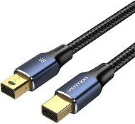 Vention Cotton Braided Mini DP Male to Male 8K HD Cable 1.5 m Blue Aluminum Alloy Type - Video kábel