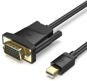 Videokábel Vention Mini DP Male to VGA Male HD Cable 1.5m Black - Video kabel