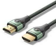 Vention Cotton Braided Ultra Thin HDMI-A Male to Male HD Cable 8K 3M Green Aluminum Alloy Type - Videokabel