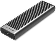 Vention M.2 NVMe SSD Enclosure (USB 3.1 Gen 2-C) with Heat Sink Gray Aluminum Alloy Type  - Hard Drive Enclosure