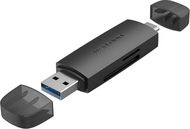 Vention 2 az 1-ben USB 3.0 A + C kártyaolvasó(SD + TF) Fekete Dual Drive levél - Kártyaolvasó