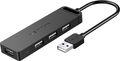 Vention 4-Port USB 2.0 Hub with Power Supply 1m Black