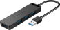 Vention 4-Port USB 3.0 Hub with Power Supply 0,5 m Black - USB hub