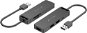 Vention USB 2.0 to 3x USB / TF / SD / Micro USB-B HUB 0.15M Black ABS Type - Port Replicator