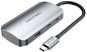 Vention Type-C to USB-C 3.2 Gen 1/3× USB3.0/PD Hub 0,15 m Gray Aluminum Alloy Type - Replikátor portov