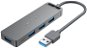 USB Hub Vention 4-Port USB 3.0 Hub With Power Supply 0.15M Gray (Metal appearance) - USB Hub