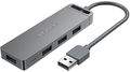 Vention 4-Port USB 2.0 Hub with Power Supply 0.15m Gray