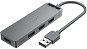 Vention 4-Port USB 2.0 Hub With Power Supply 0.5M Gray - USB Hub