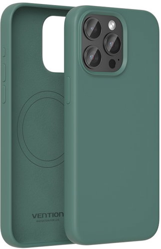 Vention Liquid Silicone Case for iPhone 13 with MagSafe Cypress - Phone Cover - Main image