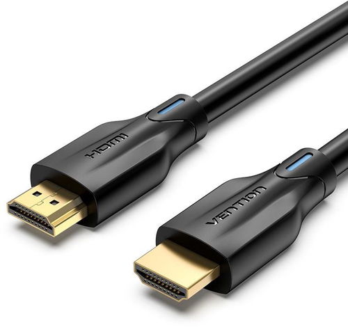 Vention HDMI 2.1 Cable 8K 5 m Black Metal Type - Videokábel - Fő fotó