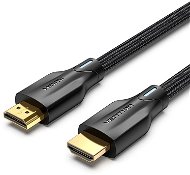 Vention Cotton Braided 8K HDMI 2.1 Cable 5m Black - Video Cable