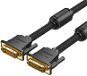 Vention Cotton Braided DVI Dual-link (DVI-D) Cable 3 m - Black - Videokabel