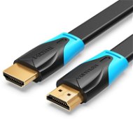 Vention Flat HDMI 2.0 Cable 1m Black - Videokabel
