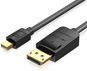 Videokábel Vention Mini DisplayPort to DisplayPort (DP) Cable 2m Black - Video kabel