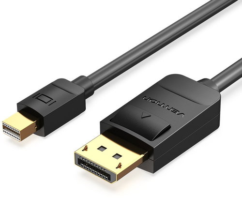 Vention Mini DisplayPort to DisplayPort (DP) Cable 3m Black - Videokabel - Hauptbild