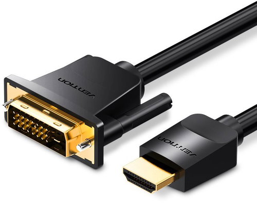 Vention HDMI to DVI Cable 5m Black - Videokabel - Hauptbild