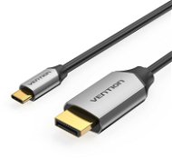 Video kábel Vention USB-C to DP (DisplayPort) Cable 1 m Black Aluminum Alloy Type - Video kabel