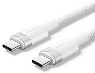 Vention USB 2.0 C Male to C Male 240W Cable 1m White Aluminium Alloy Type - Data Cable