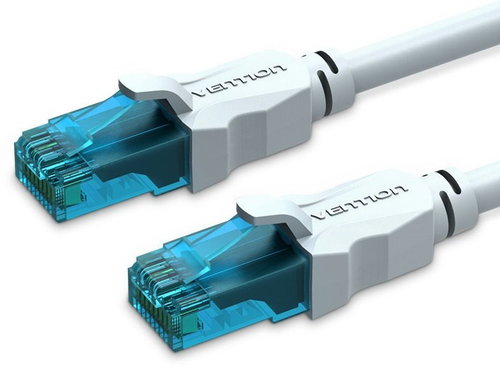 Vention CAT5e UTP Patch Cord Cable 50m Blue - Ethernet Cable - Main image