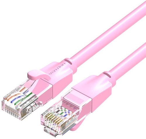 Vention Cat.6 UTP Patch Cable 1M Pink - Ethernet Cable - Main image