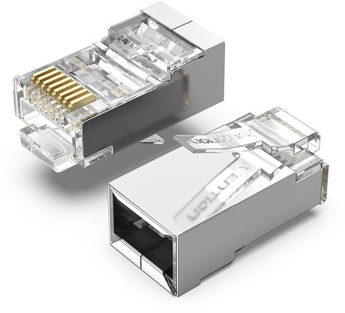Vention Cat.6 FTP RJ45 Modular Plug Transparent 50er Pack - Steckverbinder - Hauptbild