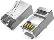 Vention Cat.6A FTP RJ45 Modular Plug Transparent 50er Pack - Steckverbinder
