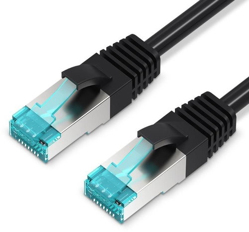 Vention Cat.5E FTP Patch Cable 15M Black - Ethernet Cable - Main image