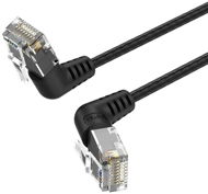 Vention Cat6A UTP Rotate Right Angle Ethernet Patch Cable 15M Black Slim Type - Ethernet Cable