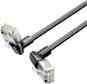 Vention Cat6A UTP Rotate Right Angle Ethernet Patch Cable 3M Black Slim Type - Ethernet Cable