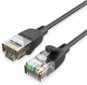 Hálózati kábel Vention CAT6a UTP Patch Cord Cable, 0.5m, fekete/sárga - Síťový kabel