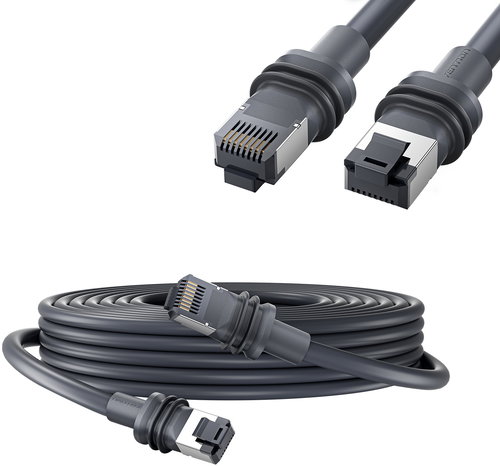 Vention Starlink Generation 3 Ethernet Patch Cable 10M Gray - Ethernet Cable - Main image