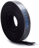 Kábelrendező Vention Cable Tie Velcro 1m Black - Organizér kabelů