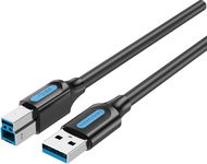 Vention USB 3.0 Male to USB-B Male Printer Cable 2M Black PVC Type - Data Cable