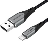 Vention Lightning MFi to USB 2.0 Braided Cable (C89) 0.5m Gray Aluminum Alloy Type - Adatkábel