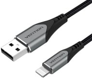 Vention Lightning MFi to USB 2.0 Braided Cable (C89) 1.5m Gray Aluminum Alloy Type - Adatkábel