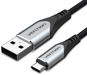 Vention Reversible USB 2.0 to Micro USB Cable 2 M Gray Aluminum Alloy Type - Dátový kábel