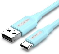 Vention USB 2.0 to USB-C 3A Cable 1m Light Blue - Dátový kábel