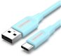 Vention USB 2.0 to USB-C 3A Cable 2m Light Blue - Dátový kábel