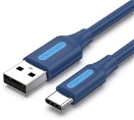 Vention USB 2.0 to USB-C 3A Cable 1 m Deep Blue - Dátový kábel