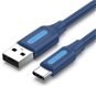 Vention USB 2.0 to USB-C 3A Cable 1.5M Deep Blue - Datový kabel