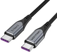 Vention USB-C 3.2 Gen 2 100W 10Gbps Cable 0.5m Gray Aluminum Alloy Type - Adatkábel