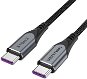 Vention USB-C 3.1 Gen2 100W 10Gbps Cable 0.5M Gray Aluminum Alloy Type - Data Cable