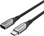 Dátový kábel Vention Nylon Braided Type-C (USB-C) Extension Cable (4K/PD/60 W/5 Gbps/3 A) 1 m Gray - Datový kabel