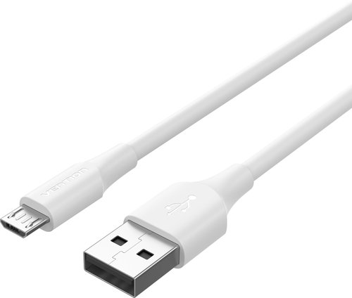 Vention USB 2.0 to micro USB 2A Cable 1.5M White - Datenkabel - Hauptbild
