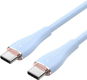 Vention USB-C 2.0 Silicone Durable 5A Cable 2 m Light Blue Silicone Type - Dátový kábel