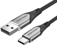 Vention Type-C (USB-C) <-> USB 2.0 Cable 3A Gray 1,5 m Aluminum Alloy Type - Dátový kábel